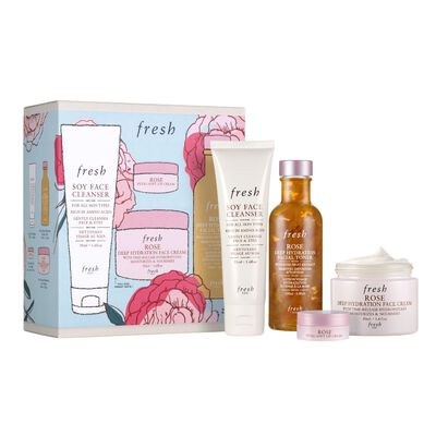 ROSE DEEP HYDRATION SKINCARE GIFT SET (SET DE CUIDADO Y LIMPIEZA)